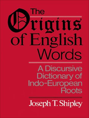cover image of The Origins of English Words